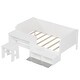 preview thumbnail 8 of 15, Wooden Multi-functional Twin Size Daybed with 2 Drawers & Storage Shelf