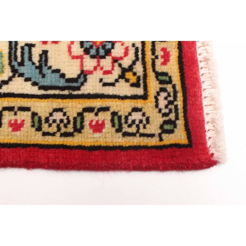 ECARPETGALLERY Hand-knotted Anadol Red Wool Rug - 3'10 x 5'9