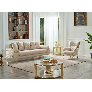 Ordi 2-piece Pillow Back Living Room Set