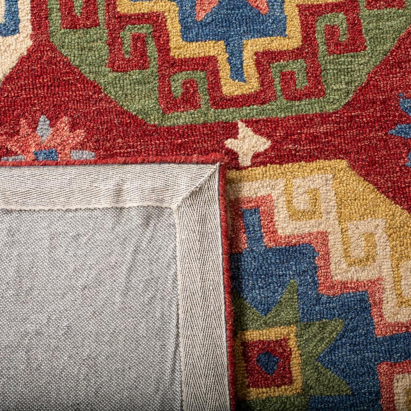SAFAVIEH Handmade Aspen Cheridwen & Eclectic Tribal Wool Rug