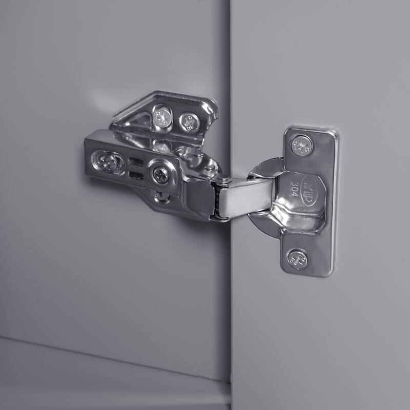 GDFStudio - Mario 36" Bathroom Vanity Cabinet with 4 Drawers and 1 Soft-Close Door