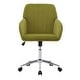 preview thumbnail 35 of 60, Velvet Home Office Chair, Ergonomic Swivel Study Desk Chair, Upholstered Vanity Chair with Backrest Seat and Metal Base