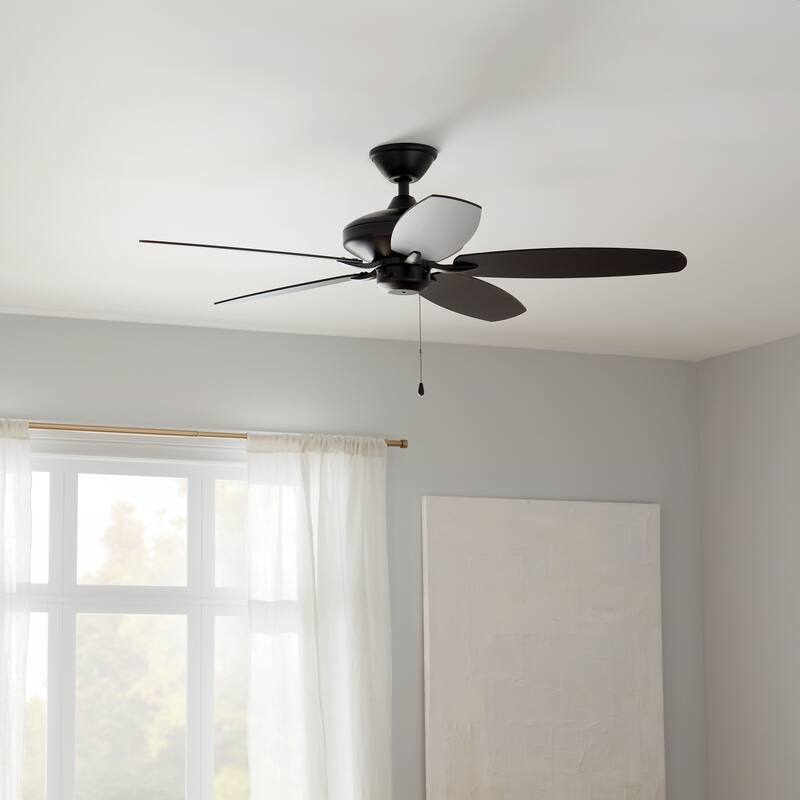 Kichler Renew 52 inch Ceiling Fan Satin Black with Reversible Blades