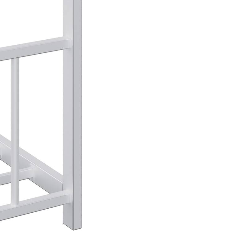 Children's bed frame with LED light strips