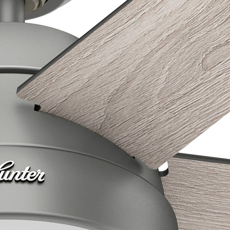Hunter 52" Anslee Ceiling Fan with LED Light and Pull Chain, Modern, Transitional
