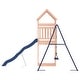 preview thumbnail 16 of 18, vidaXL Swing Set Outdoor Backyard Wooden Playground Equipment for Kids Age 3-8