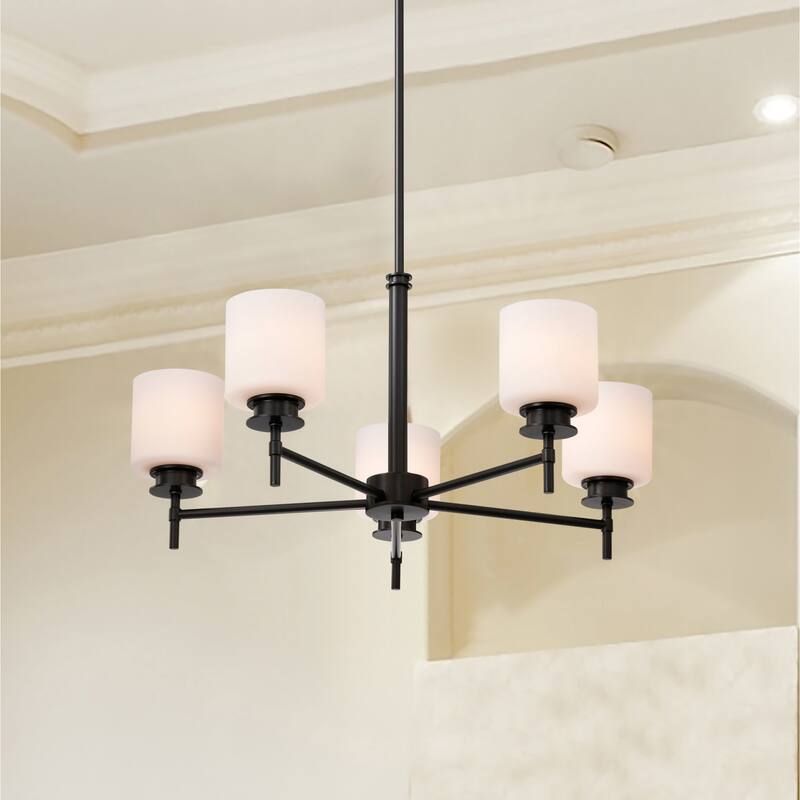 Nuvo Lighting 60/8038 Warren 5 Light 28" Wide Chandelier