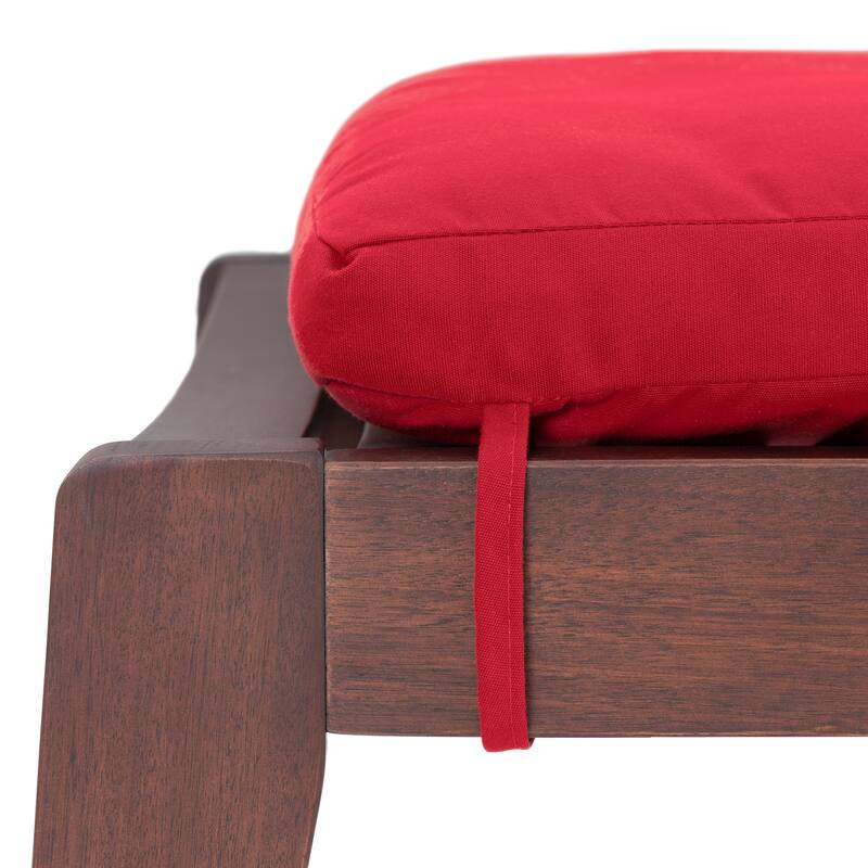Vaughn 2 Piece Eucalyptus Outdoor Patio Chaise Lounges