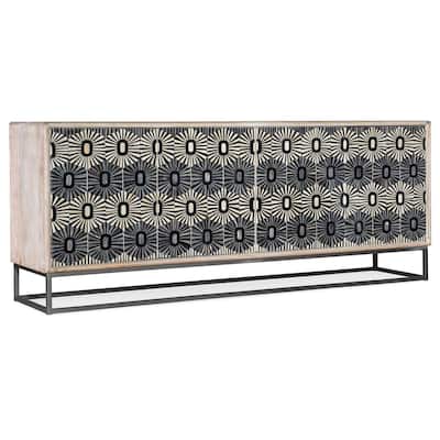 Hooker Furniture 628-85111 Melange 80" Wide Mango Wood Accent Cabinet