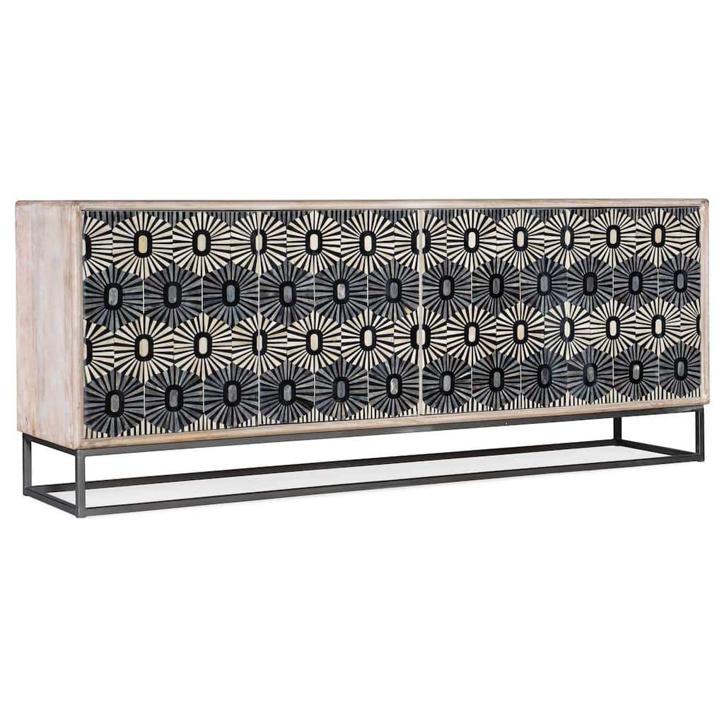 Hooker Furniture 628-85111 Melange 80" Wide Mango Wood Accent Cabinet