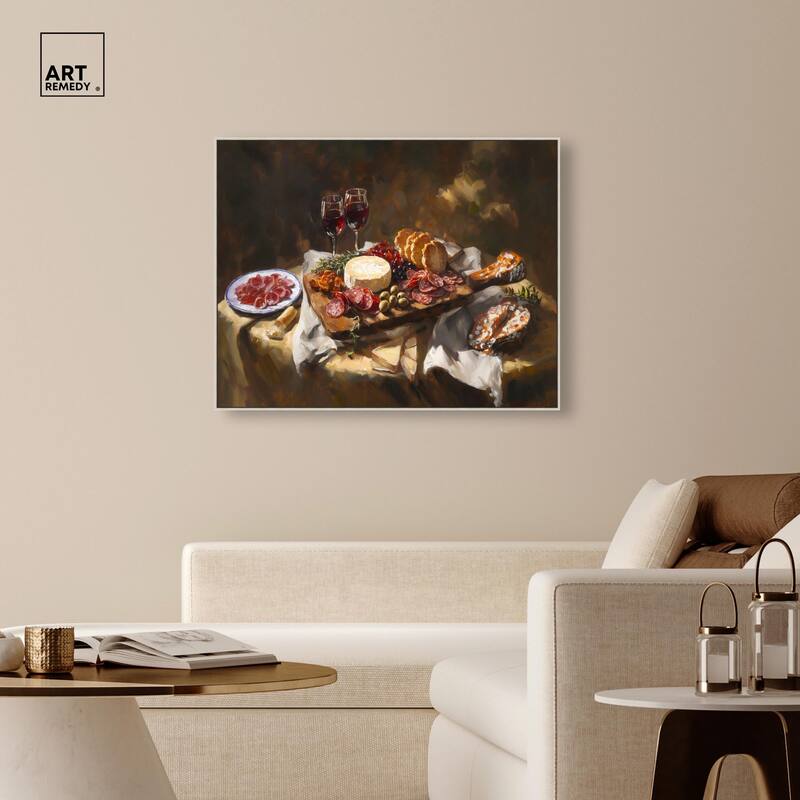 Art of Charcuterie Canvas by Art Remedy