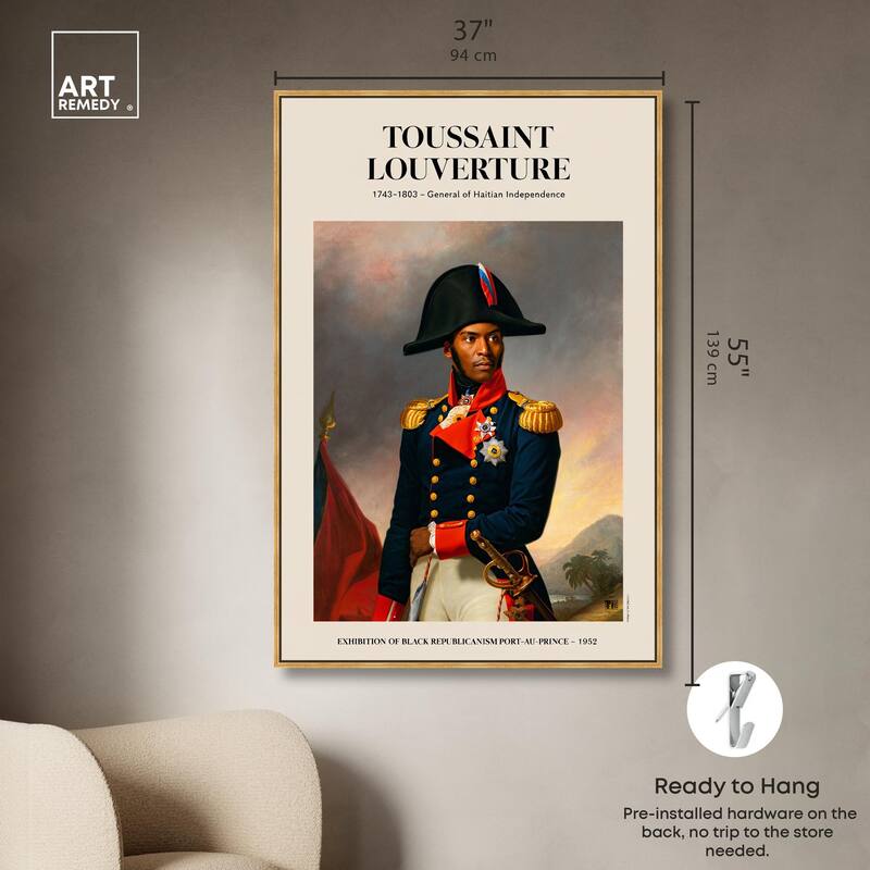 Toussant Louverture Canvas by Art Remedy