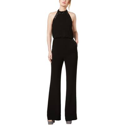 Rachel Zoe Womens Solid Jumpsuit,, Black, 2
