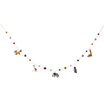 Wool Felt Animal Shaped Garland