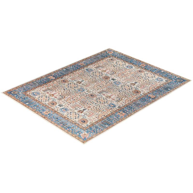 Serapi One-of-a-Kind Hand-Knotted Area Rug - Gray - 9' 3" x 11' 11"
