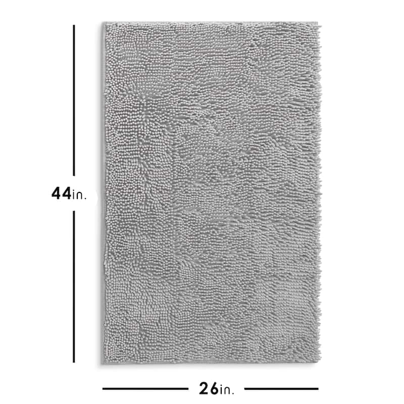 Empyrean Non-Slip Super Plush Chenille Bathroom Rugs