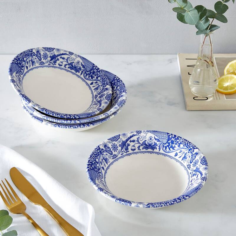 Spode Blue Italian Brocato Cereal Bowl