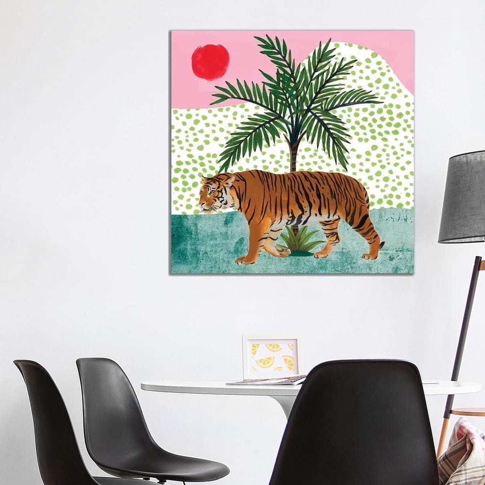 iCanvas "Tiger at Sunrise II" by Melissa Wang Canvas Print
