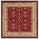preview thumbnail 25 of 52, SAFAVIEH Lyndhurst Adelyne Traditional Oriental Rug 5' Square - Red/Ivory - Square