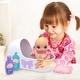 preview thumbnail 4 of 3, New Adventures Magic Nursery: 8" Baby Doll & Bassinet Gift Set - Pink