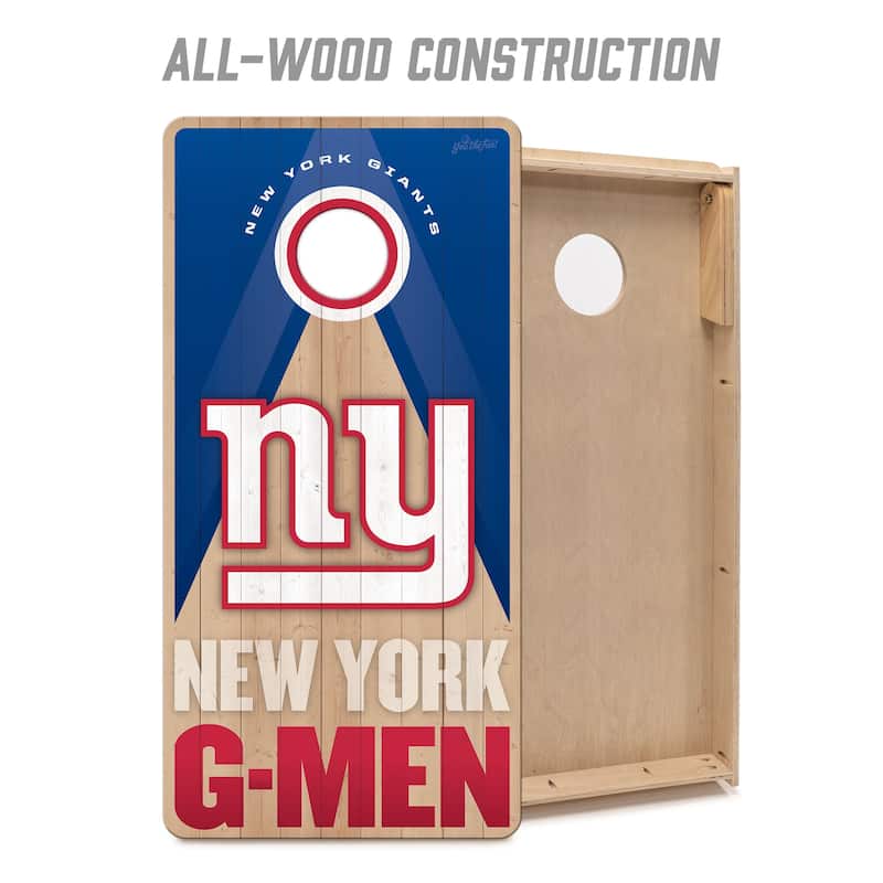 New York Giants NFL 2x4 Professional Cornhole Board Set