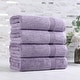 preview thumbnail 103 of 105, Superior Heritage Egyptian Cotton Absorbent Bath Towel Set of 4 Royal Purple