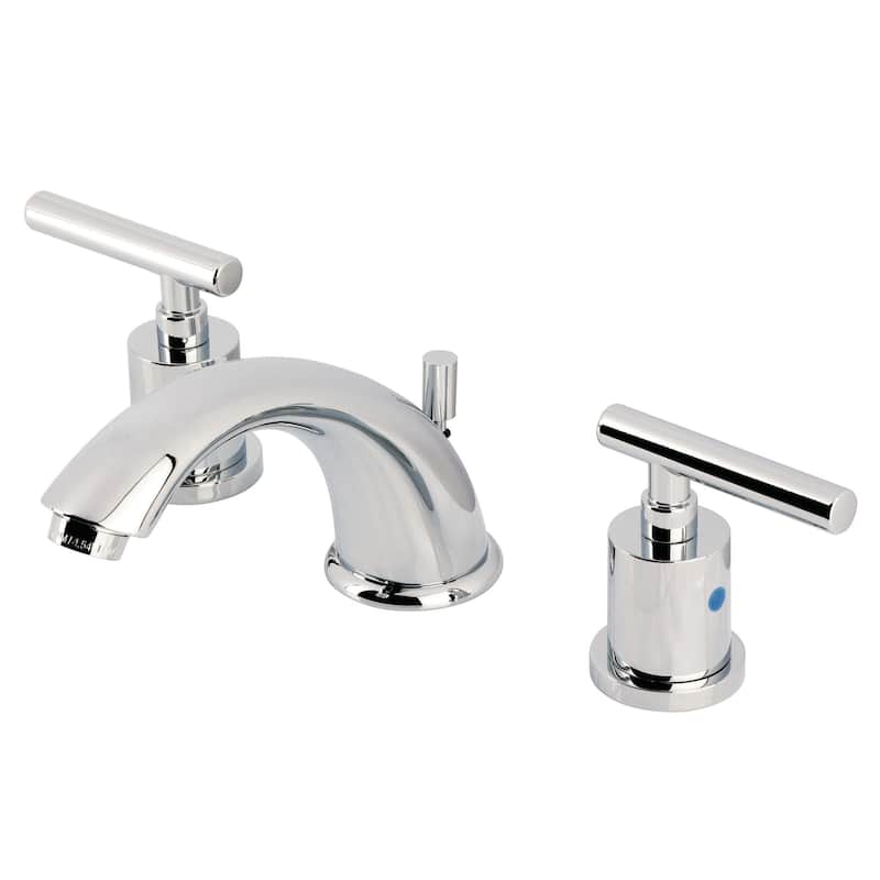 Kingston Brass KB896.CML Manhattan 1.2 GPM Widespread Bathroom Faucet - Polished Chrome