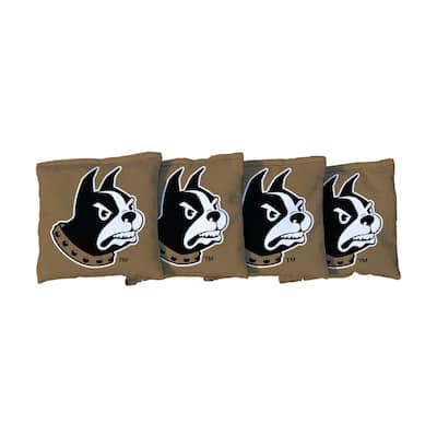 Wofford College Terriers Gold Cornhole Bags