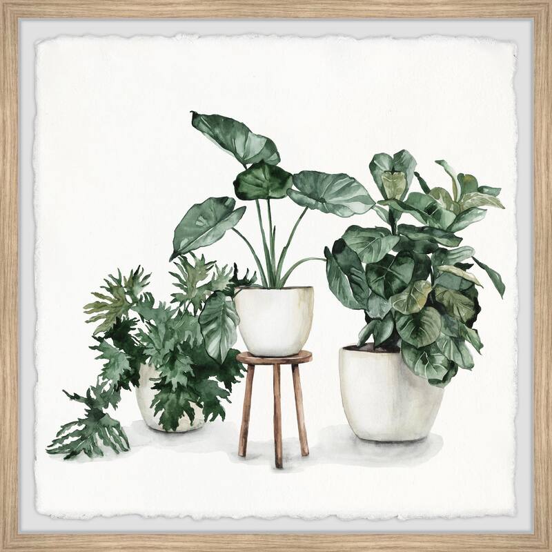 Indoor Blooming Garden Framed Wall Art, Floral Delight - A Blooming Accent for Your Living Space