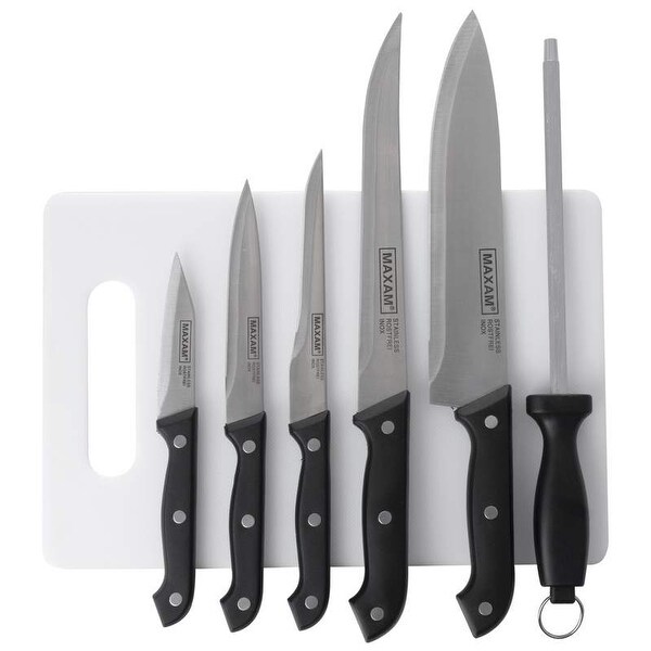 Maxam? Knife Set with Cutting Board. Opens flyout.