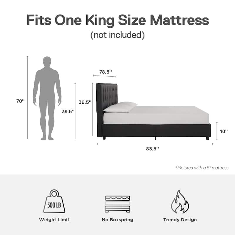 Avenue Greene Ella Upholstered Bed