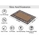 preview thumbnail 13 of 12, A1HC Rubber and Coir Dirt Trapper Heavy Weight Large Welcome Doormat, 23"X38"