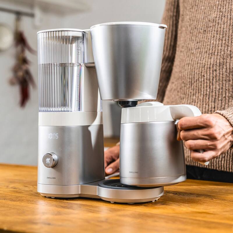 ZWILLING Enfinigy Drip Coffee Maker with Thermo Carafe 10 Cup, Awarded the SCA Golden Cup Standard - 2.5-qt