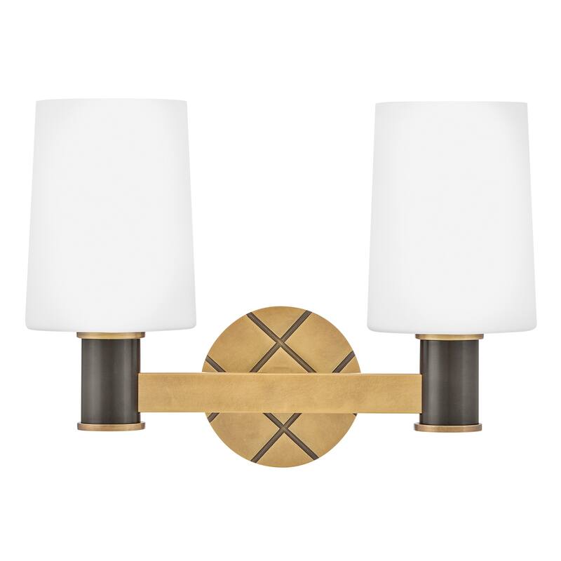 Hinkley Lighting 51372-BX Declan 2 Light 15" Wide Vanity Light with
