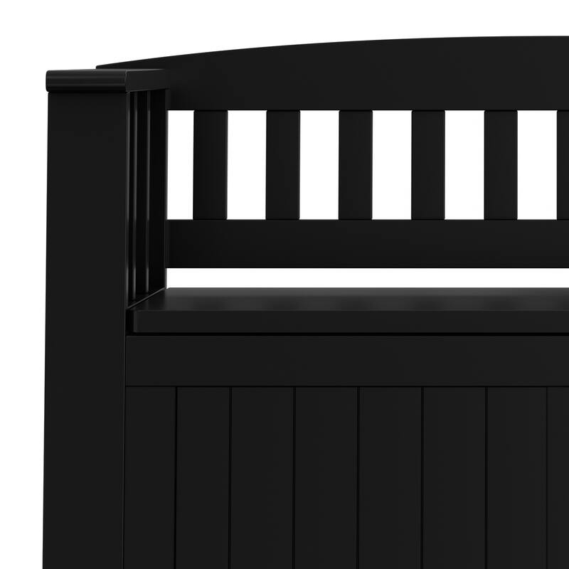 WYNDENHALL Normandy 36" Wide Solid Wood Transitional Small Entryway Storage Bench - 36 Inches wide