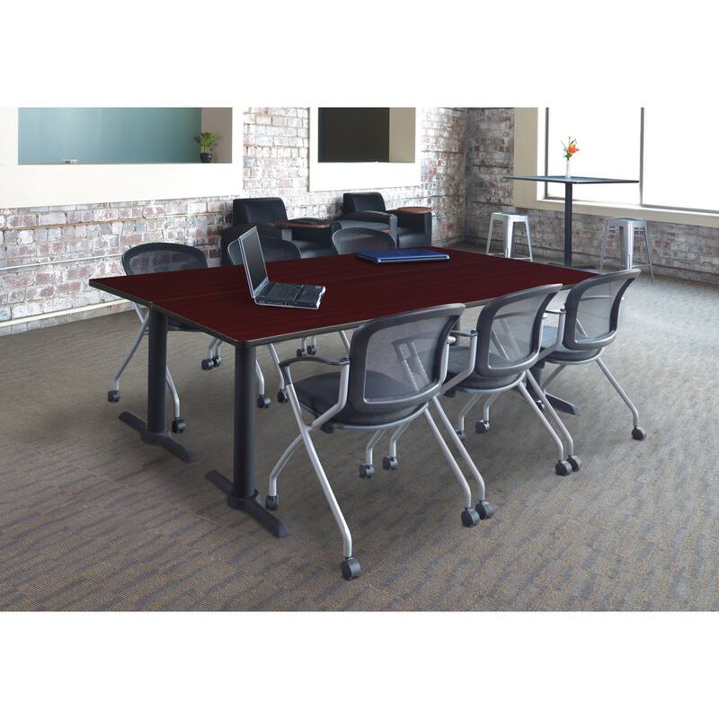 84" x 24" Training Table- Mahogany
