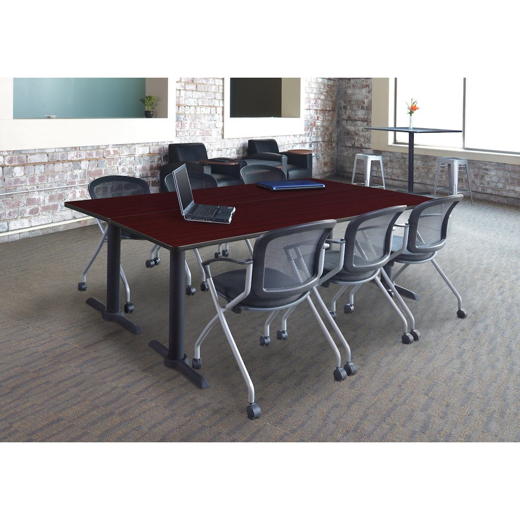 84" x 24" Training Table- Mahogany