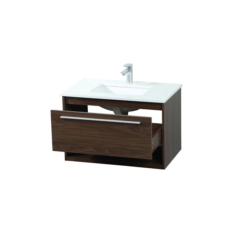 Brush 24 - 30 Inch Single Bathroom Vanity