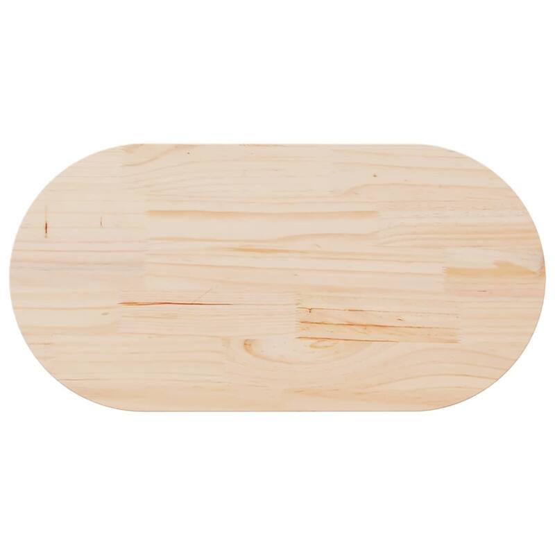 vidaXL Table Top Natural Solid Pine Wood Medium Durable Table Top