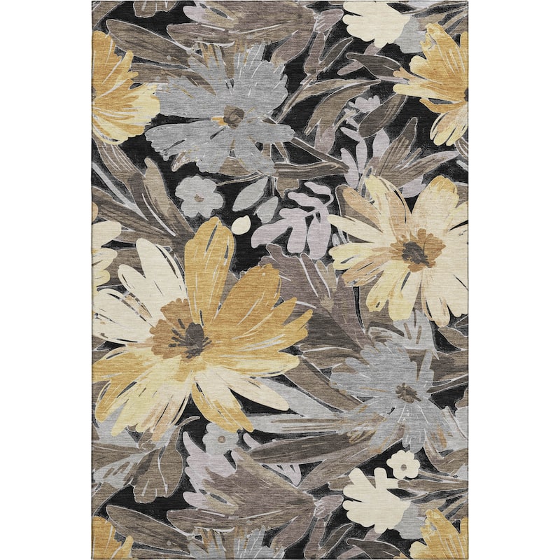 Premium Washable Super Soft Casual Floral Mayfield Rug
