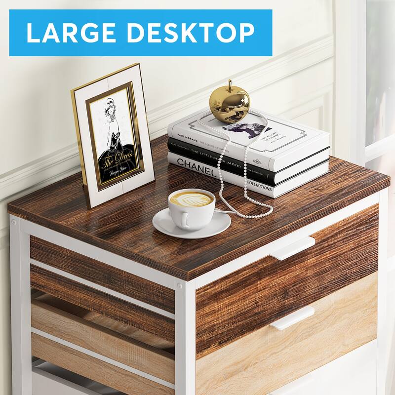 5-Drawer Chest & Wood 7 Drawer Storage Dresser Cabinet