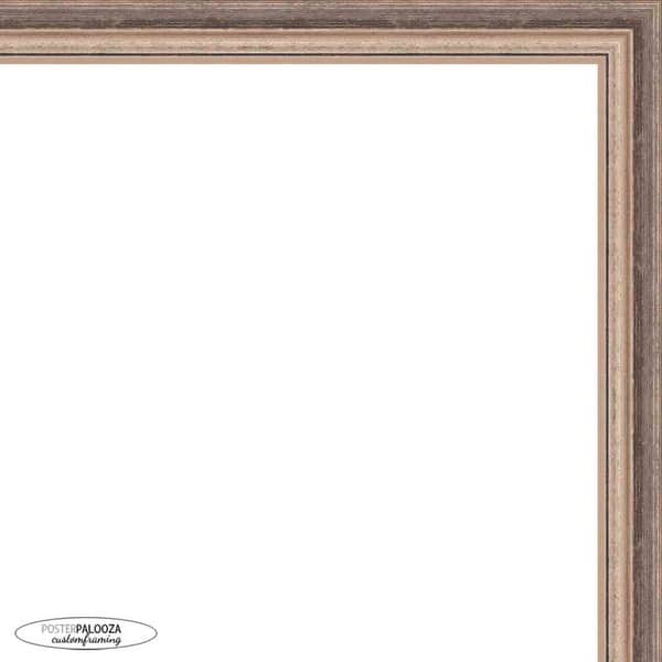 12x36 Traditional Silver Complete Wood Panoramic Frame with UV Acrylic ...