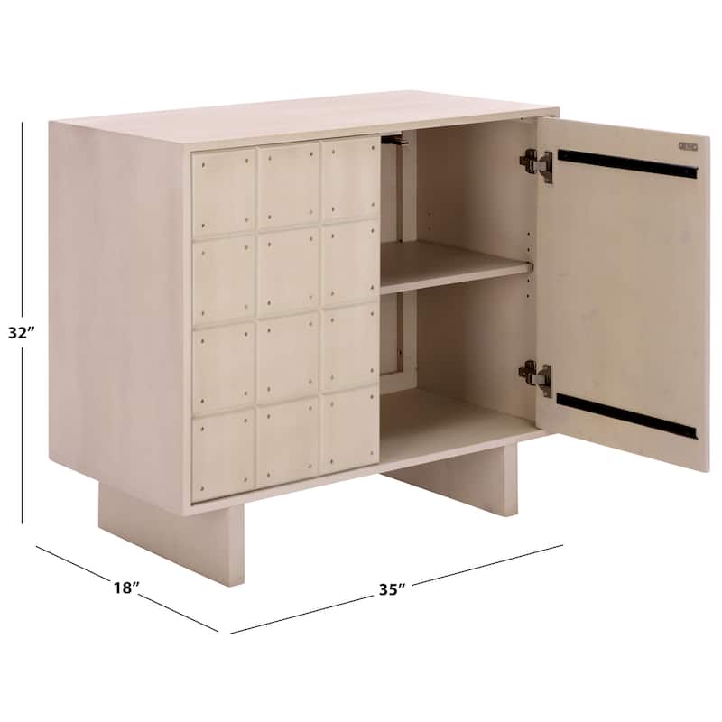 SAFAVIEH Couture Novelli Wood Chest - 35"W x 18"D x 32"H