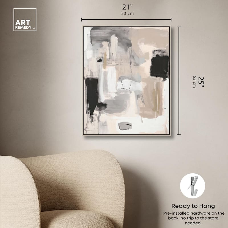Beauty of Beige II Canvas by Art Remedy