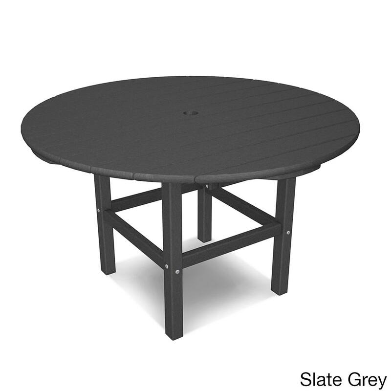 POLYWOOD Kids 38" Dining Table - Slate Grey