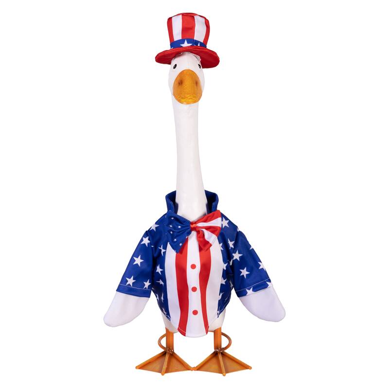 Porch Goose Outfit for Garden Statue