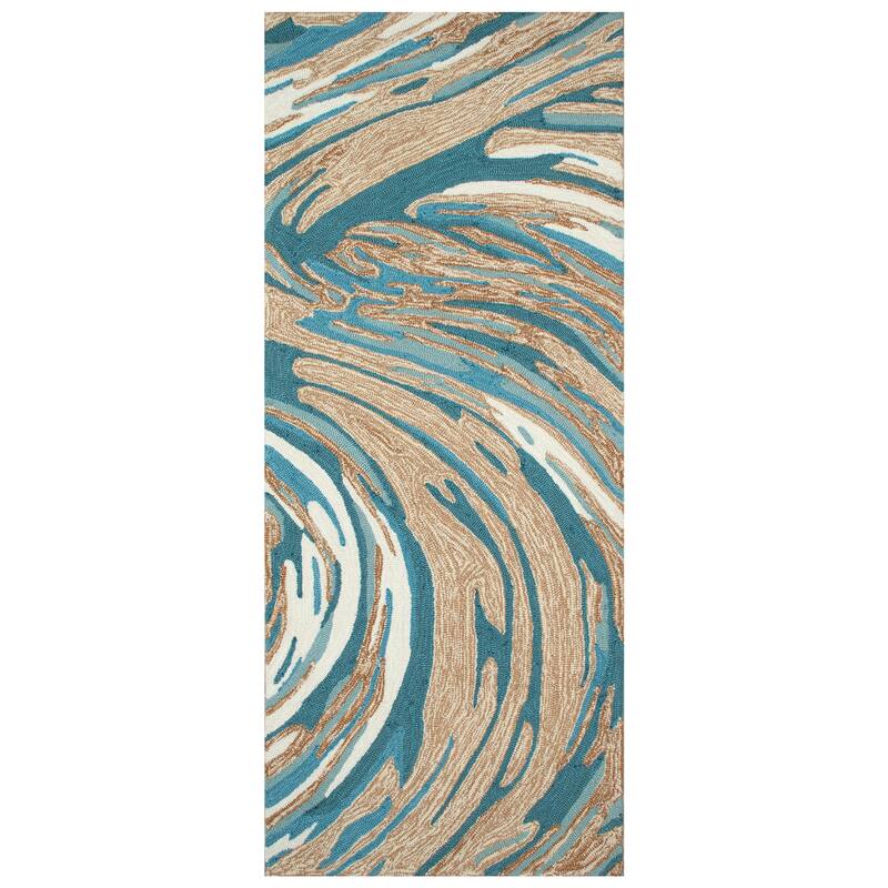 Liora Manne Capri Big Wave Indoor/Outdoor Area Rug
