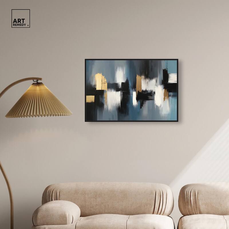 Within Blues Canvas by Art Remedy