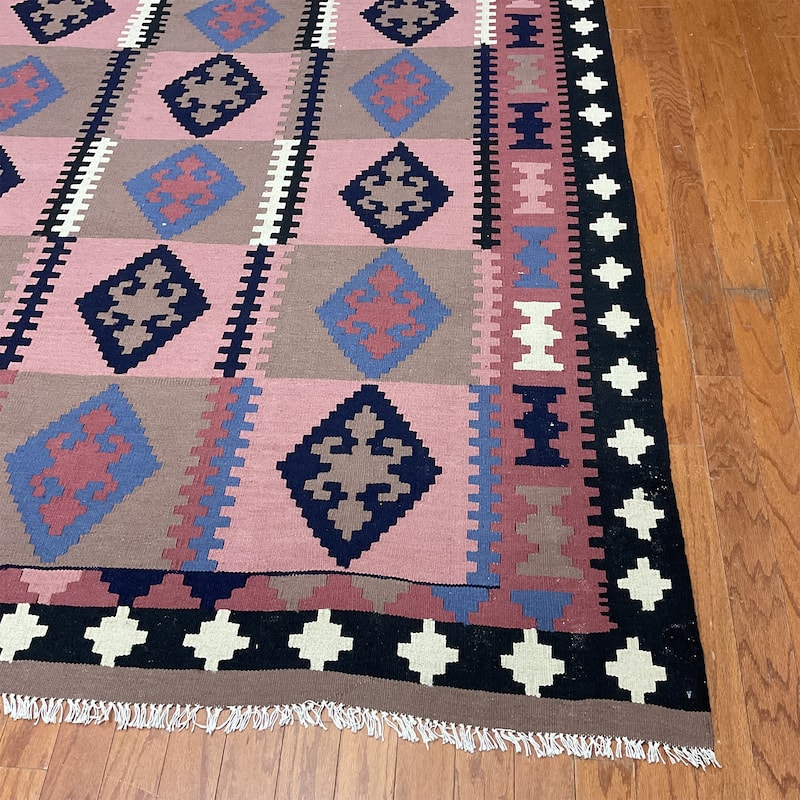 HERAT ORIENTAL Handmade Mimana Kilim - 6'6" x 9'6"
