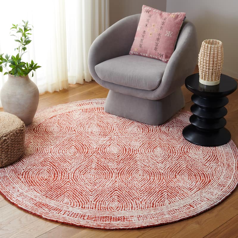 SAFAVIEH Handmade Abstract Leonide Modern Wool Rug